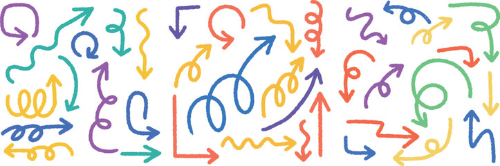 Naklejka premium 화살표