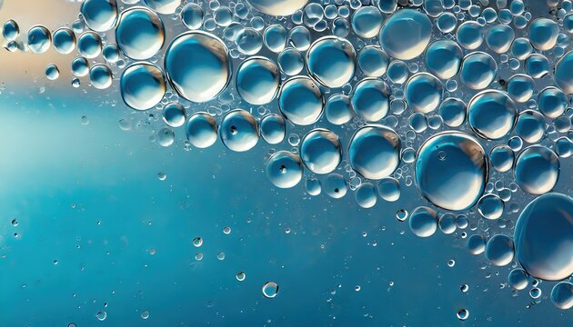 colorful blue bubbles abstract background wallpaper texture