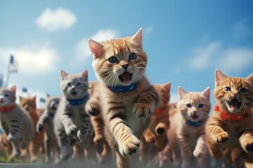 Obraz premium Imagination realistic cat