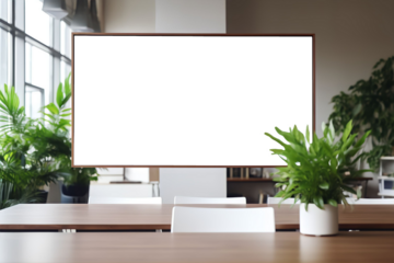 PNG images of monitor in the office