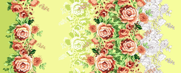 geometrical pattern digital shirt design