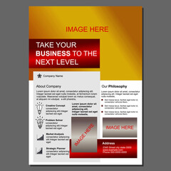 Business Flier layout template