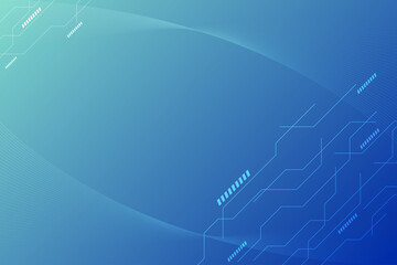 Blue Technology background with Network particles element. Future concept template with free space for edit and design.  Business science idea.