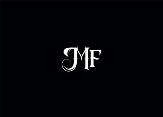 MF  initial logo design and monogram logo