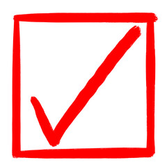 Tick yes icon, accept approve sign design handwritten