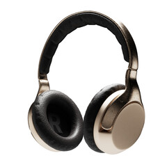 shinny 3d render headphones