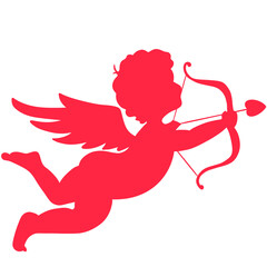 cupid with heart