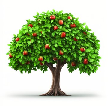 tree with apples