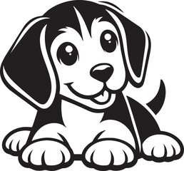 Cartoon Puppy Illustration