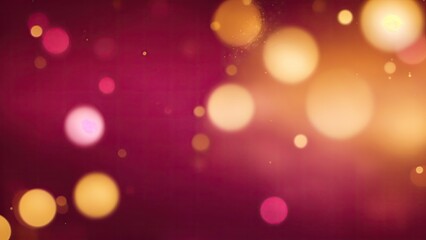 Fototapeta premium Maroon and Gold Abstract bokeh background