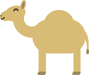 cartoon vector of a camel