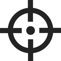 Fototapeta premium firearm aiming vector. firearm, gun, weapon