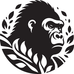Gorilla Silhouette