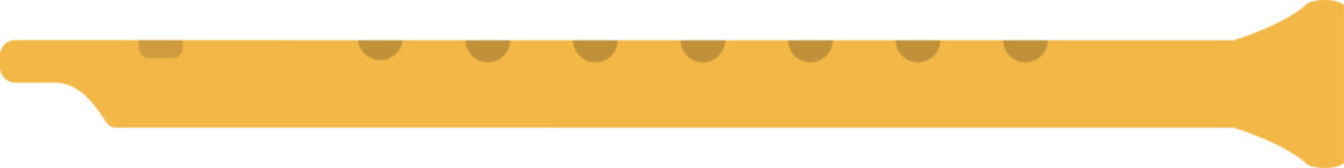 vector of a flute musical instrument © David