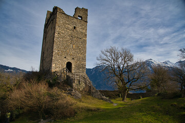 Burgruine Wartau in der Schweiz
