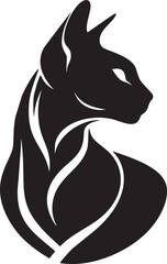 Elegant Cat Silhouette