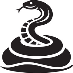 Naklejka premium Serpentine Silhouette