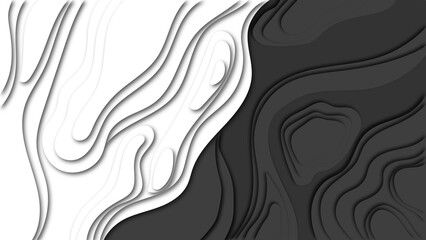 Fototapeta premium Minimal background black white