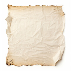 古びてボロボロになった空白の羊皮紙