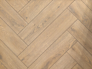Herringbone pattern wooden floor for background wood line - obrazy, fototapety, plakaty