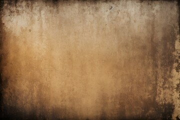 Grunge wall background. The distressed, rough elements are rendered in dark beige tones, creating a visually dynamic abstract design. Isolated in gold on a bold dark backdrop.	