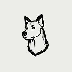 Dog Logo Design EPS format Very Cool 