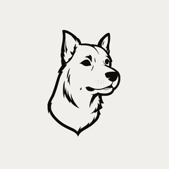 Dog Logo Design EPS format Very Cool 