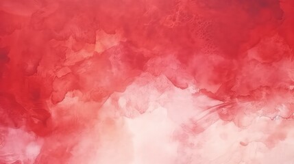 Abstract red watercolor background. Watercolor texture