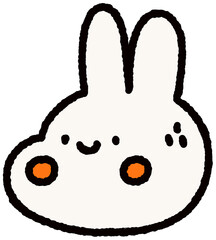 cute rabbit doodle