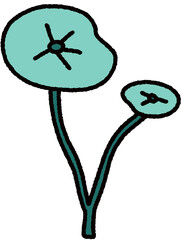 lotus leaf doodle