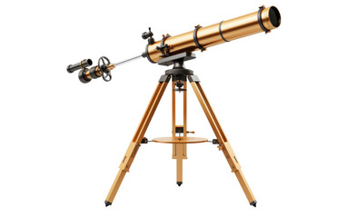 Astronomical Binoculars on a White Canvas on a White or Clear Surface PNG Transparent Background.