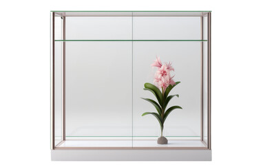 Capturing the Gigapixel Essence of Glass Elegance on a White or Clear Surface PNG Transparent Background.