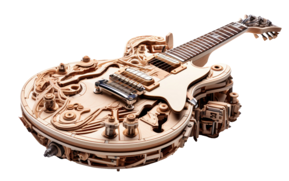 Building Kit in Gigapixel Standard on a White or Clear Surface PNG Transparent Background.