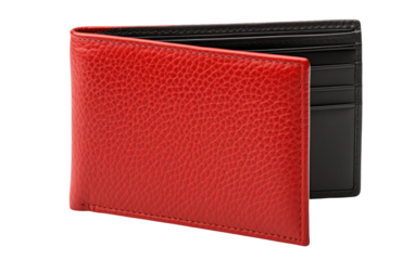 Exclusive Image of High-Resolution RFID Blocking Wallet on a White or Clear Surface PNG Transparent Background.