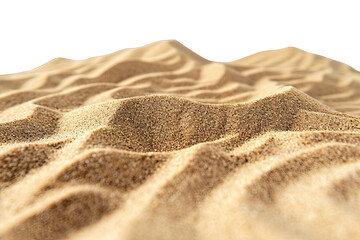 Fototapeta na wymiar Desert sand isolated on white background