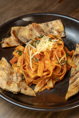 Food menu photobook for a restaurant or hotel.