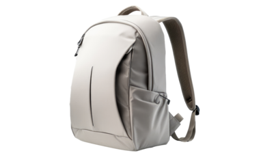Exploring the Features of an Anti Theft Backpack for Ultimate Travel Safety on a White or Clear Surface PNG Transparent Background.