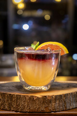 Cocktail menu photobook for a restaurant or hotel.