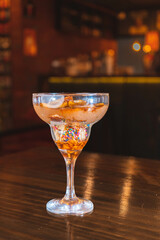 Cocktail menu photobook for a restaurant or hotel.