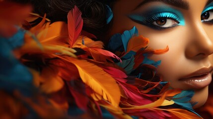 A beautiful model actress