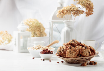 Oatmeal raisin cookies.