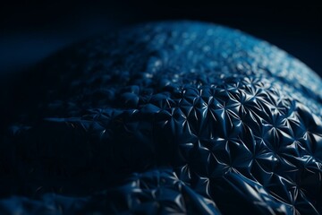 Fototapeta premium Blue abstract patterns for background. Generative AI