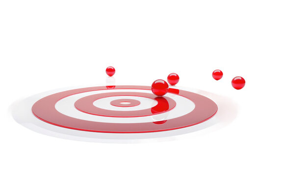 Witness the Beauty of a Putting Practice Aid with Targets in a Standard Scale on White or PNG Transparent Background.