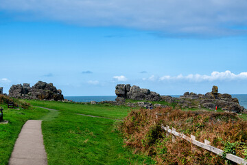 Rauche schöne Landschaft rund um St. Ives 
