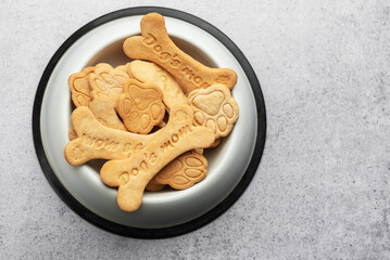Homemade dog biscuits