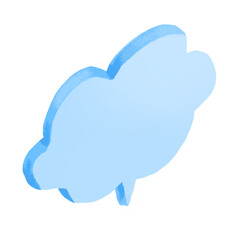 Obraz premium 3D Unique Bubble Icon
