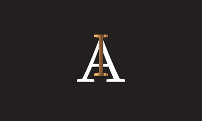 AI, IA , A ,I, Abstract Letters Logo Monogram	