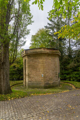 Water tower of the Rham plateau in the city Luxembourg