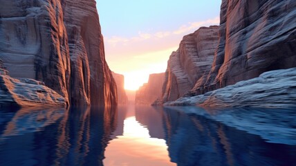 the Ephemeral Glassy Canyon