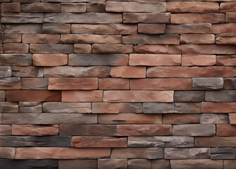 a brown stone wall pattern texture